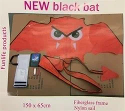 עפיפון עטלף גדול 150X65 - ארוז בתיק