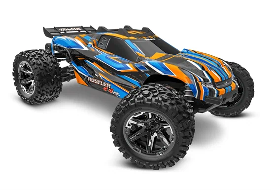 מכונית רסטלר - TRAXXAS Rustler 4X4 VXL 1:10